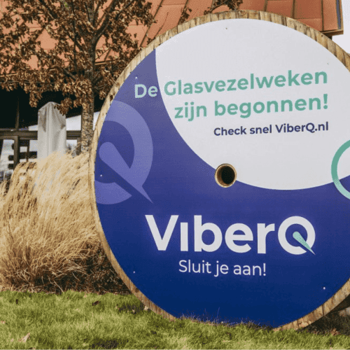 Kabelhaspel bedrukt ViberQ