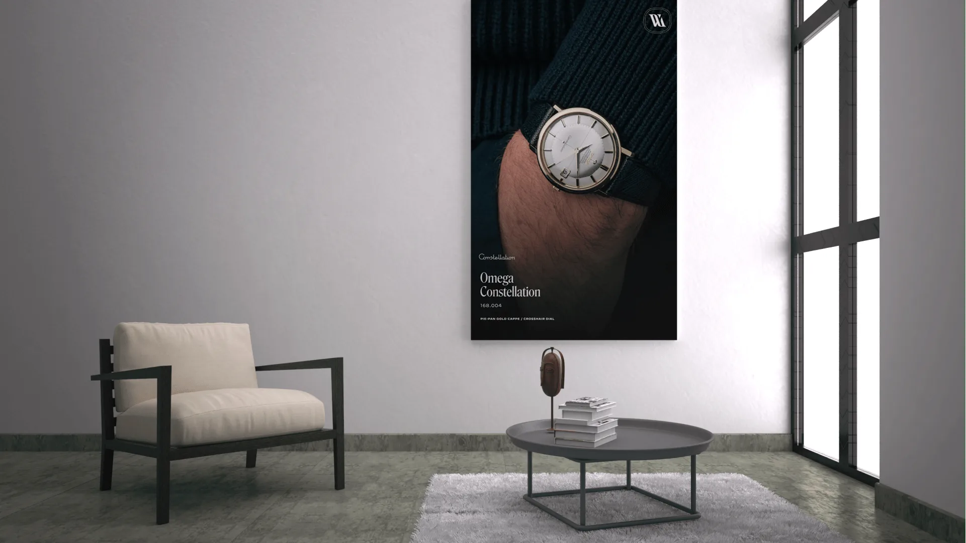 Een afbeelding van een Vectorwatch uit de exclusieve collectie van VintageMasters, met een elegant design.  