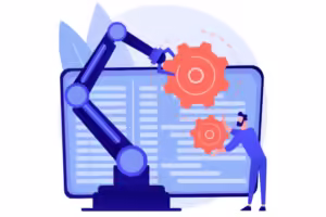 Een uitgelichte afbeelding die het proces van het automatiseren van productlistings illustreert, met focus op efficiëntie.