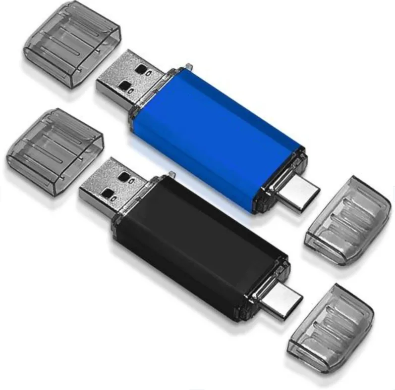 Een USB-stick weergegeven in een 3D visualisatie, ontworpen om producten realistisch en aantrekkelijk te presenteren.