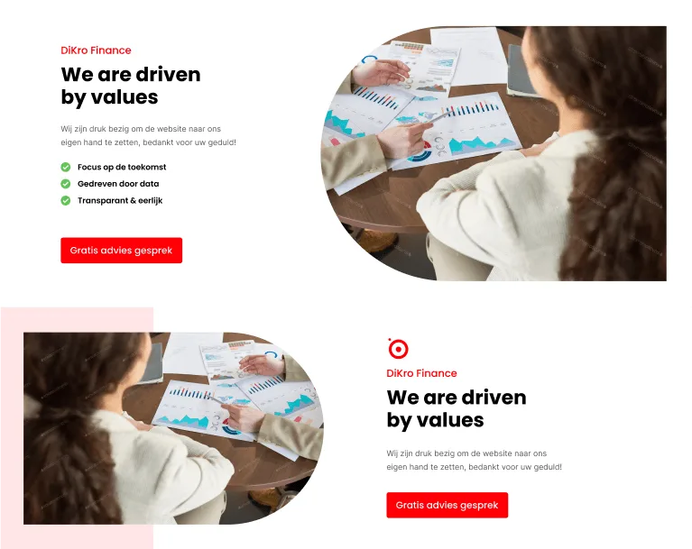 Conversie Optimalisatie - DiKro Finance Blokken
