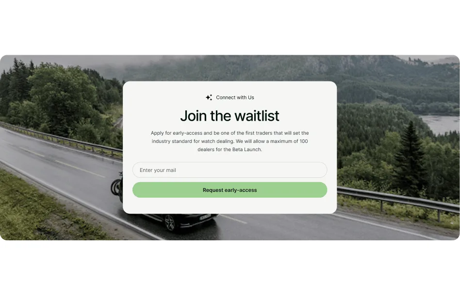 Conversie Optimalisatie - WorldWatch E-mail Aanmelden voor de wachtlijst voor vroege toegang