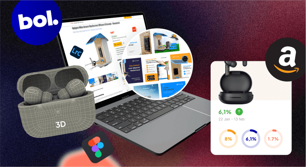 Visuele representatie van een marketplace agency, gespecialiseerd in e-commerce en online verkoopstrategieën.