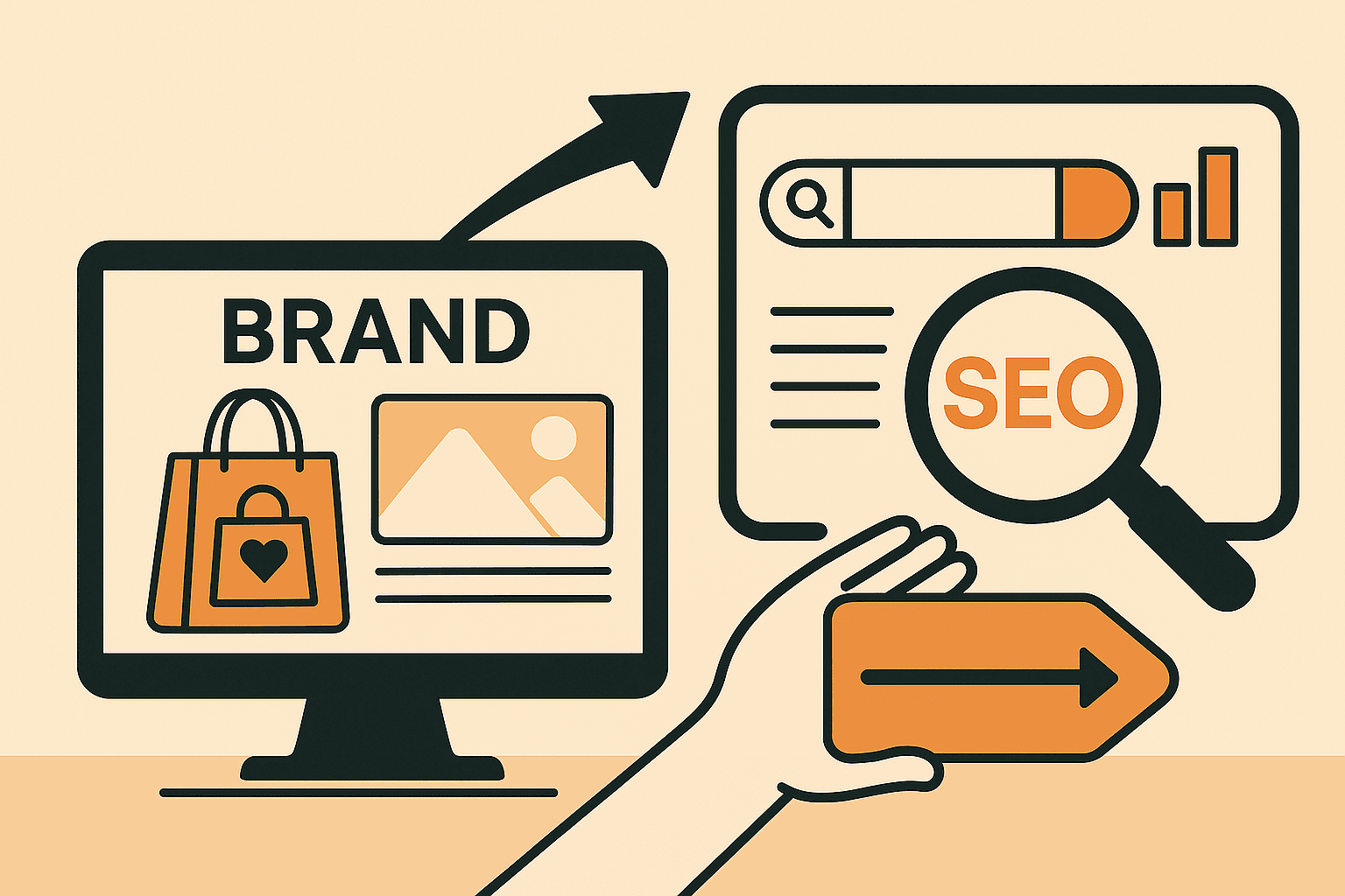 Van Merkbekendheid naar Zoekverkeer: Hoe SEO en Branding Samenwerken