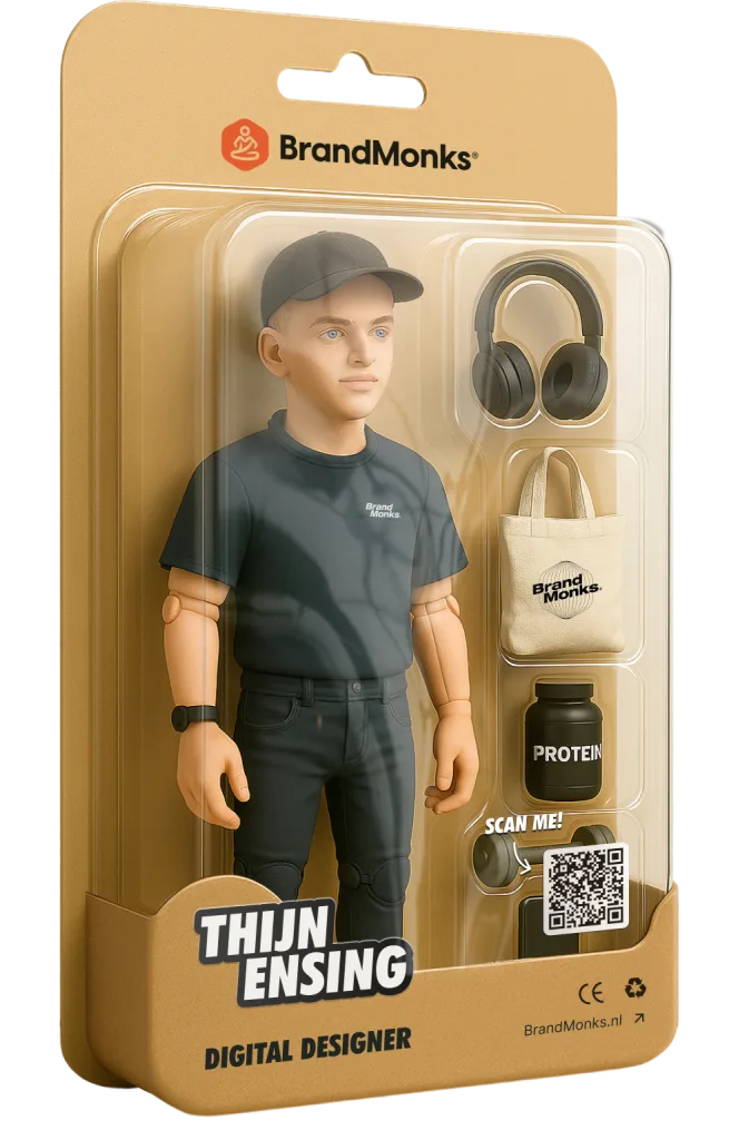 Actiefiguur van Thijn Ensing, Digital designer bij BrandMonks