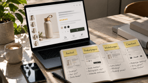 Vertrouwen webshop verhogen met reviews, keurmerken, productinformatie, professionele visuals en duidelijke checkout
