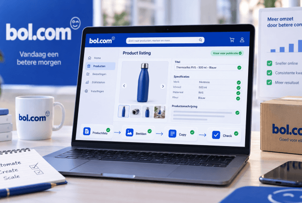 Bol productcontent automatiseren workflow met productdata, beeldrollen, templates en kwaliteitscontrole voor consistente productpagina's