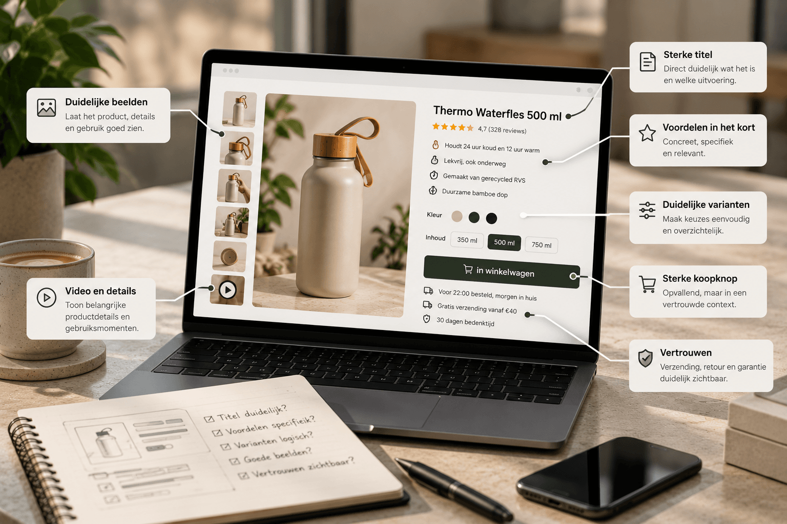 Productinformatie verbeteren webshop: maak productpagina’s duidelijker