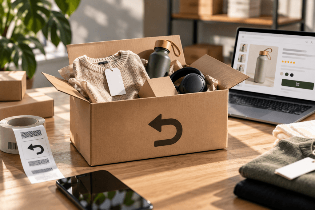 Retouren verminderen webshop met productinformatie, realistische productfoto's, maat en schaal, kleurinformatie en retourdata