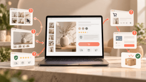 Waarom verkoopt mijn webshop niet analyse van productpagina, productbeelden, vertrouwen en checkout voor meer bestellingen